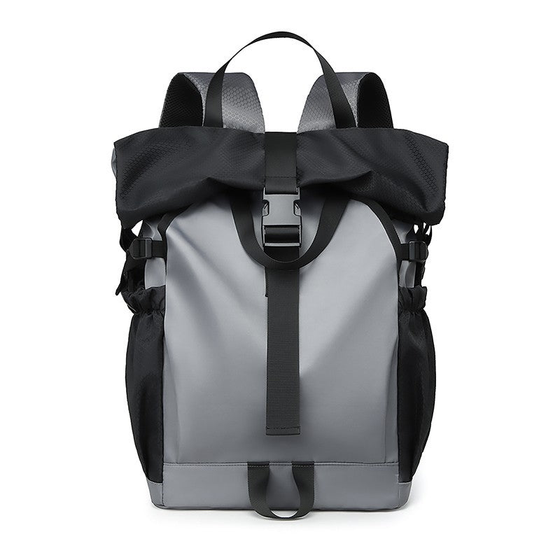Men's Fashion Trendy Curved Edge Workout Shoes Business Backpack