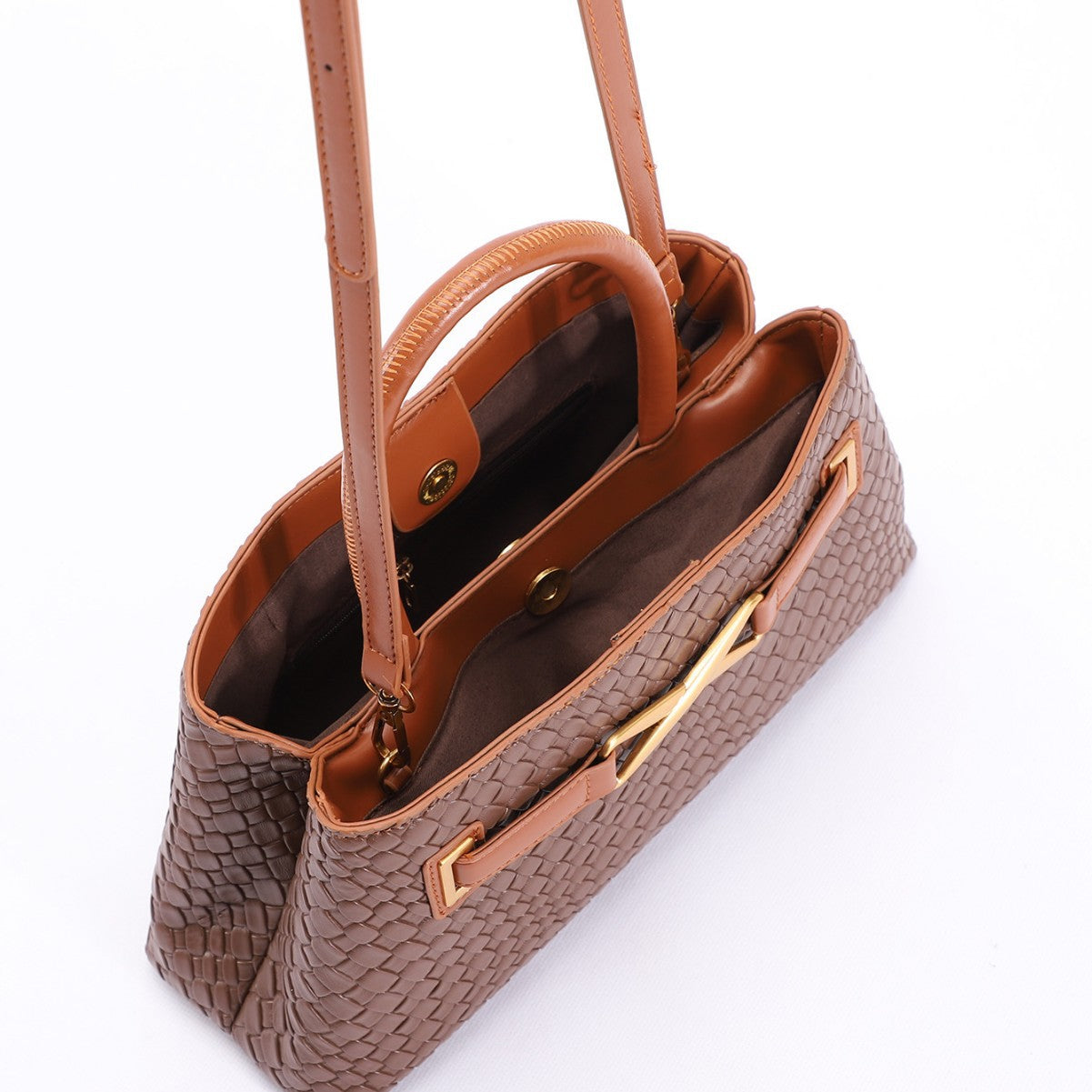 Women's Woven Fashion Horizontal Large Capacity Commuter Bags