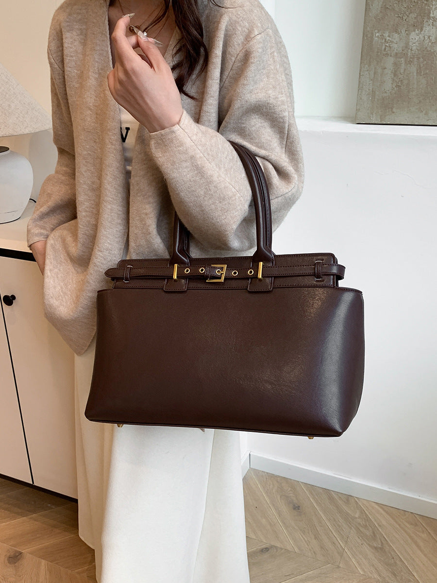 Women's Capacity Totes Korean Style Light Luxury Commuter Bags