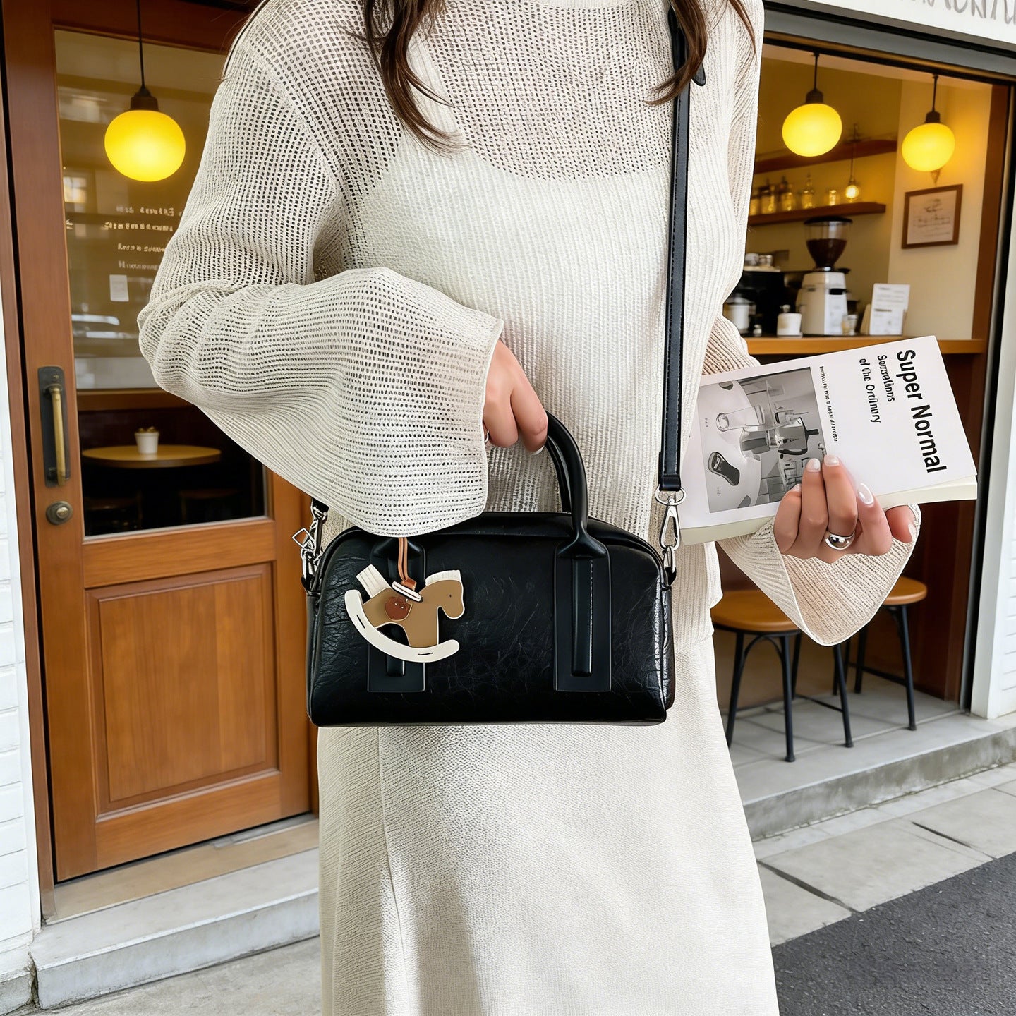 Women's High-grade Niche Portable Pillow Super Hot Small Square Bag
