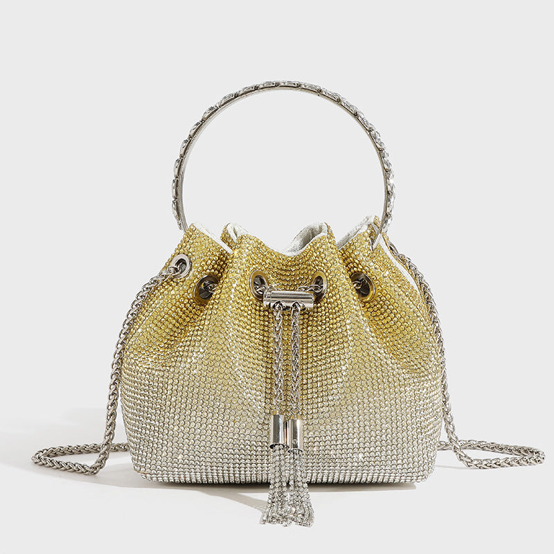 Women's Rhinestone Premium Dinner Acrylic Fashion Diamond Shoulder Bags