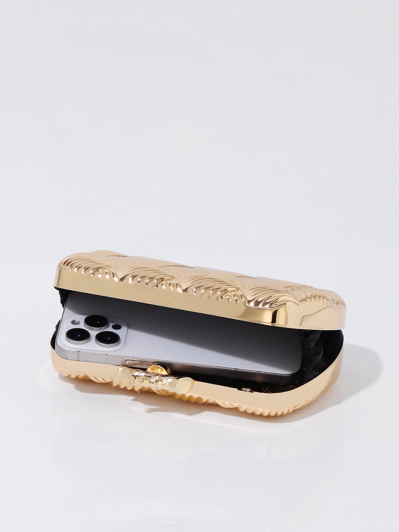 Woven Box Clutch Trendy Wear Banquet Party Dress Bags