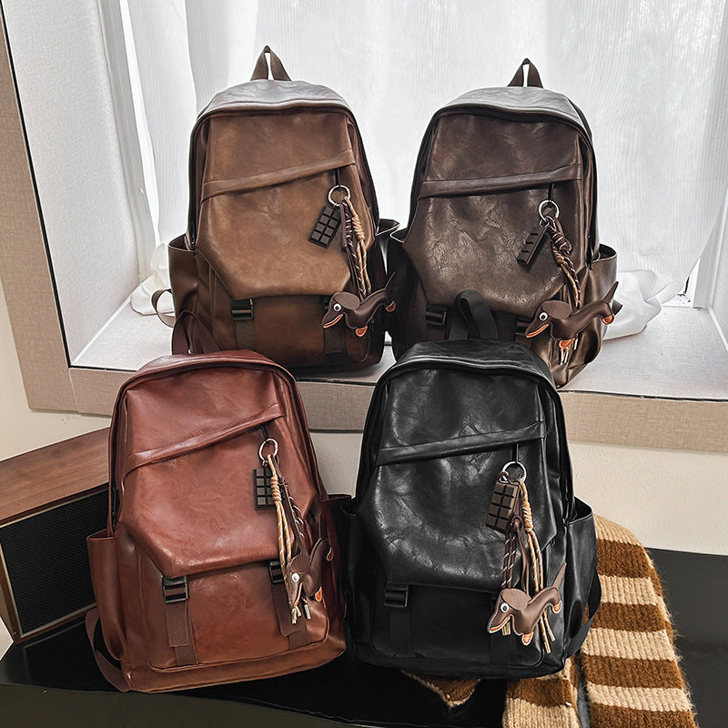 Men's High-grade Large Capacity Female College Fashion Leisure Backpack