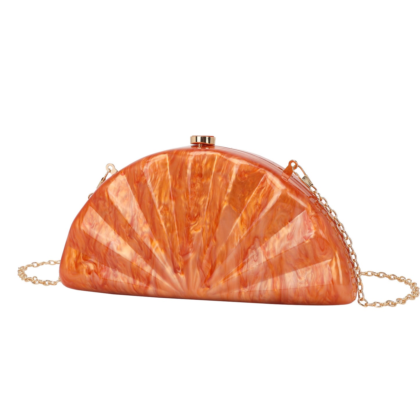 Women's Semicircle Fan-shaped Acrylic Fashion Wedding Dinner Bag