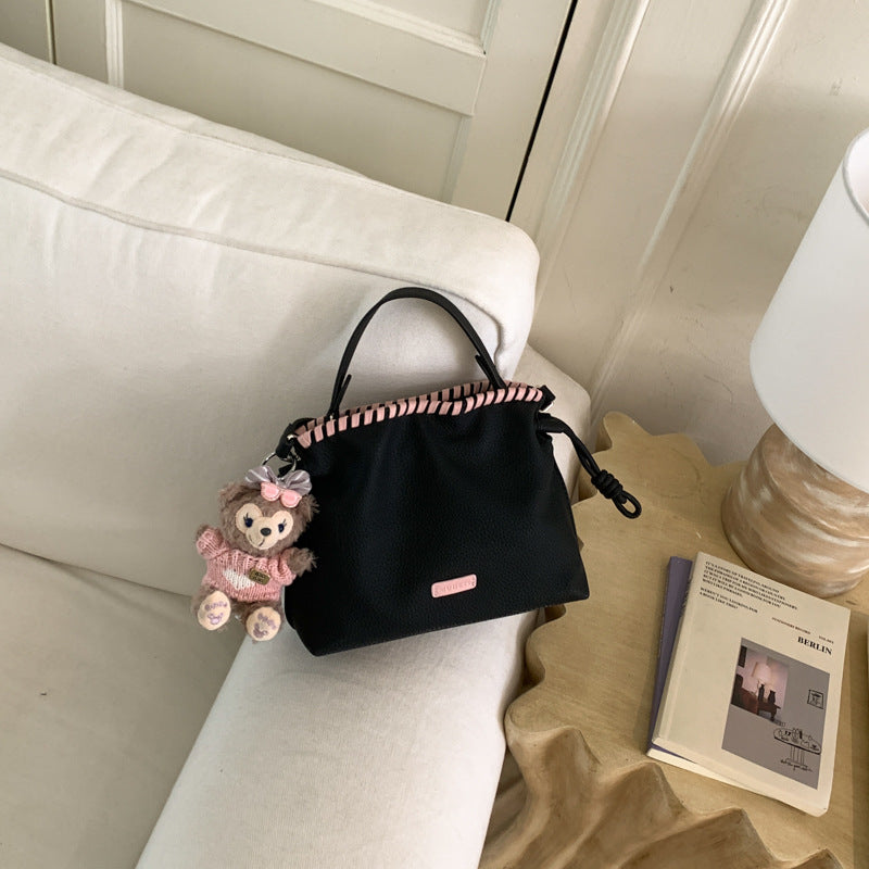 Style Trendy Contrast Color Fashion Chain Women's Shoulder Bag