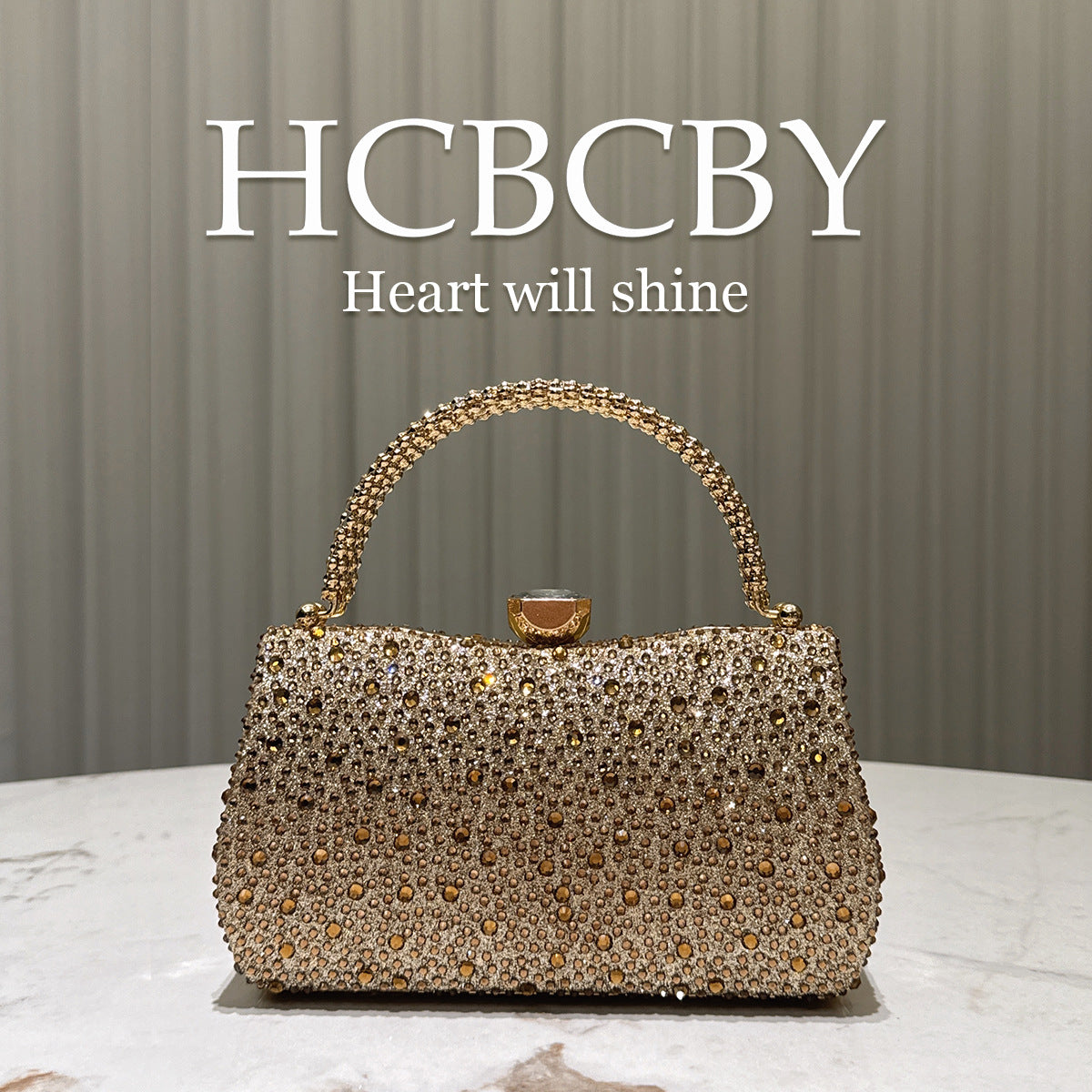 Women's Dark Green Flash Luxury Rhinestone Fashion Elegant Dinner Bag
