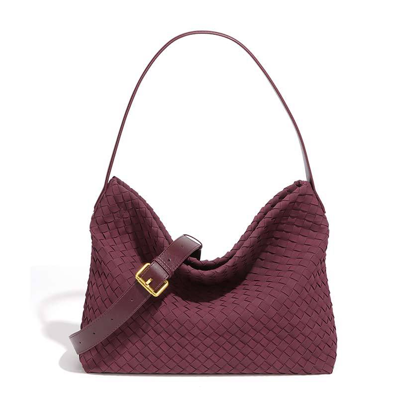 Women's Fashion Large Capacity Hand-woven Commuter Texture Bags