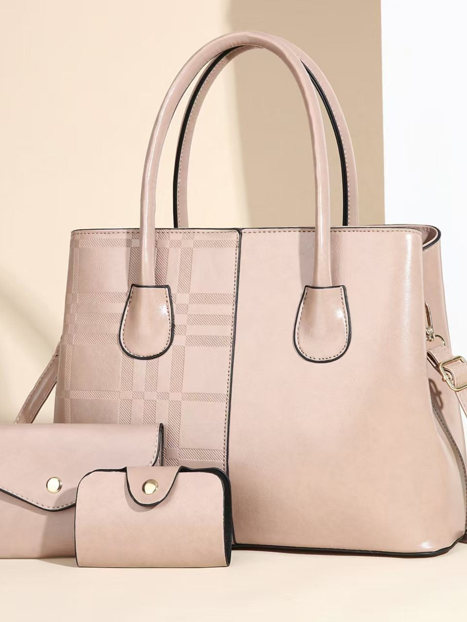Women's Large Capacity Portable Fashion Striped Women's Shoulder Bag