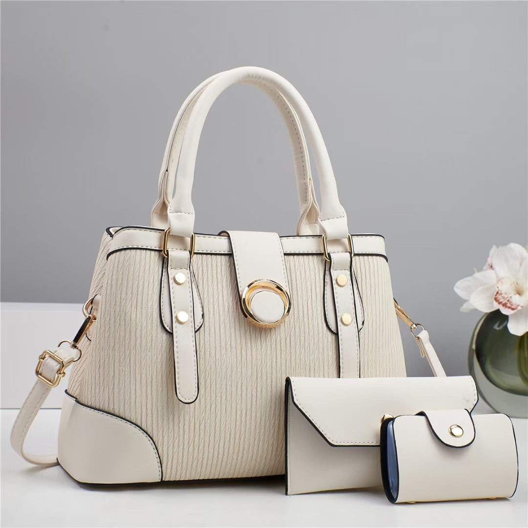 Women's Three-piece Retro Large Capacity Combination Fashion Bags