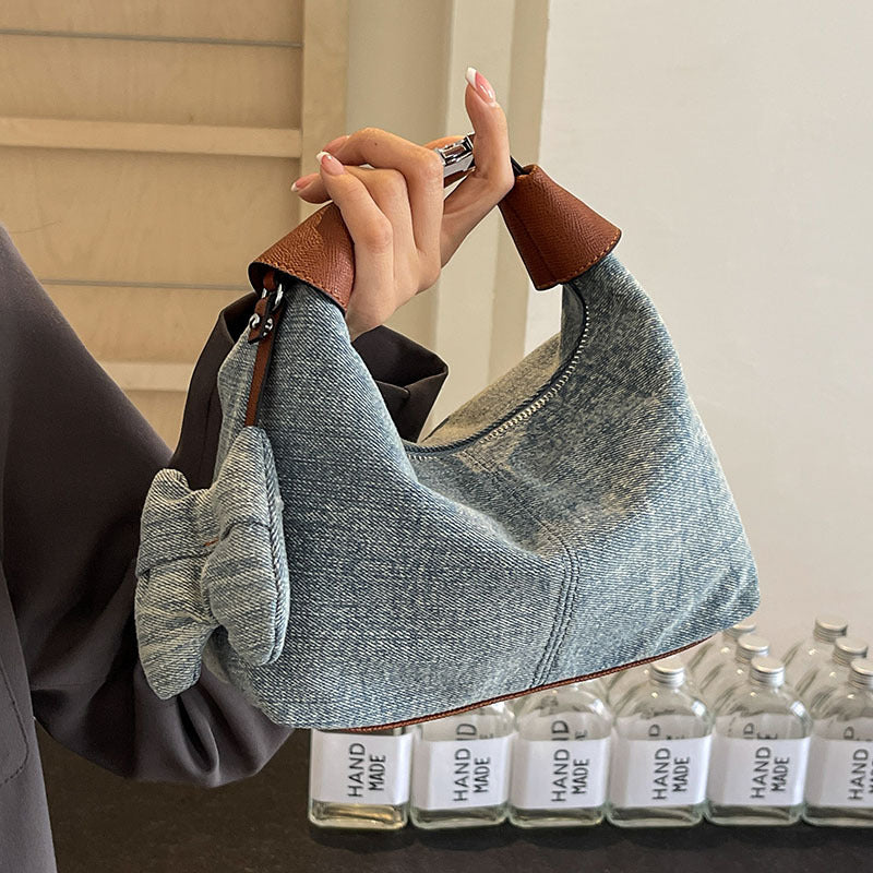 Women's Super Popular Niche Denim Fashion Commuter Bags