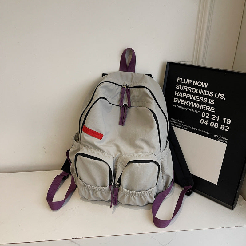 Women's College Simple Versatile Large Capacity Korean Leisure Backpack