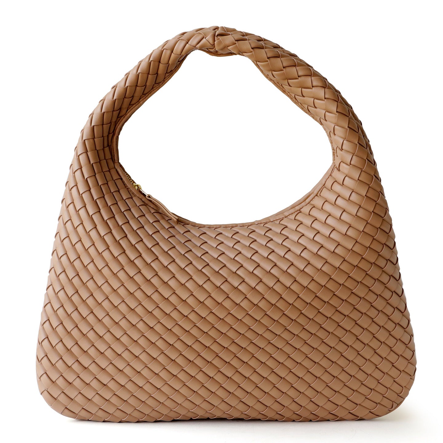 Fashion Hand-woven Dumpling Genuine Leather Versatile Women's Handbag