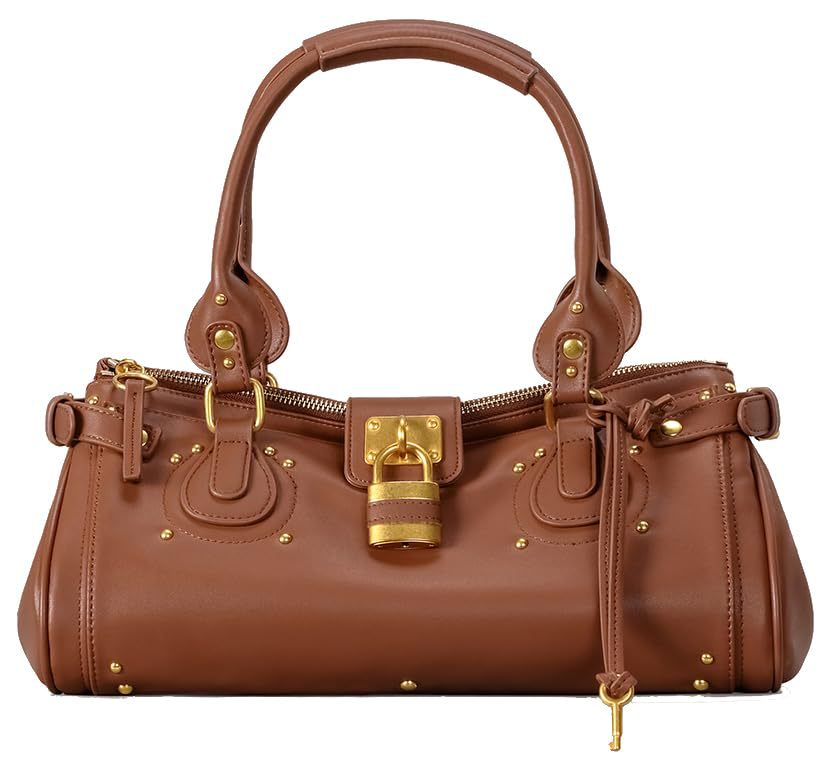 Women's Retro Easy Matching Chloe Paddington Rivet Women's Messenger Bag