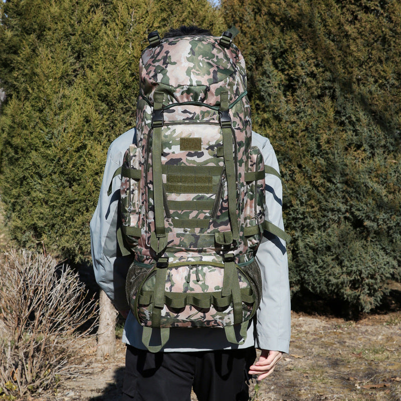 Men's Large Capacity Lightweight Camping Oxford Cloth Mountain Climbing, Hiking Bag