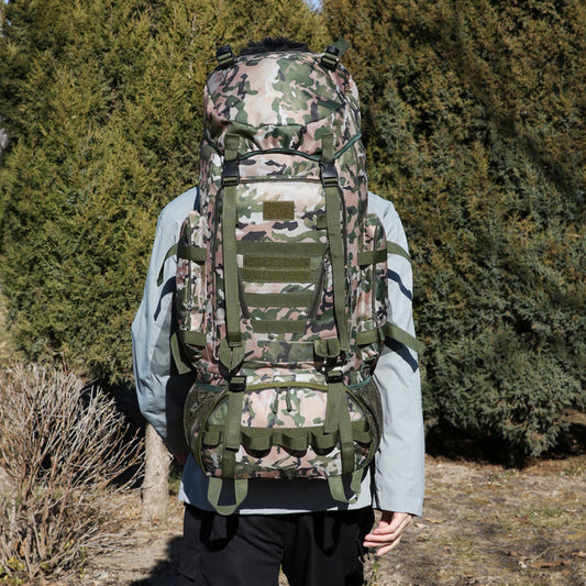Men's Large Capacity Lightweight Camping Oxford Cloth Mountain Climbing, Hiking Bag