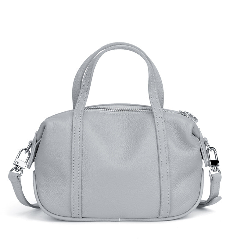 Women's Pillow Soft Leather Boston Genuine Large Handbags