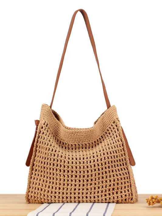 Women's Cotton String Hand-woven Daily Leisure Graphy Seaside Bags