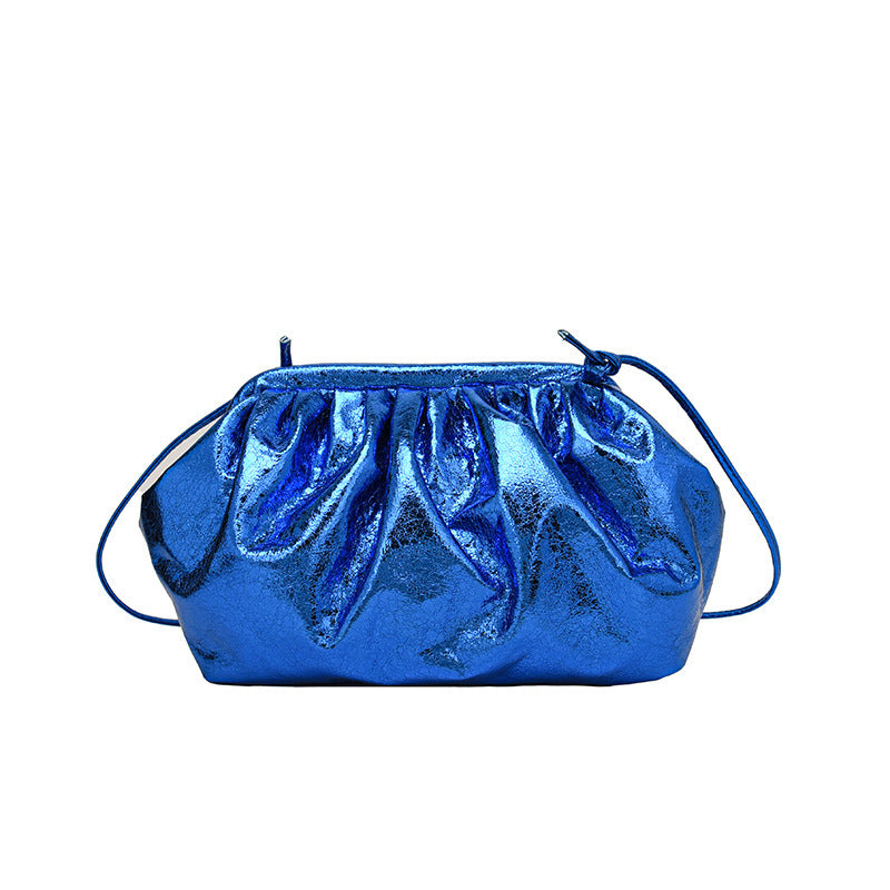 Textured Shell Autumn Advanced Texture Clip Pleated Bags