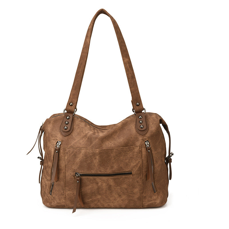 Female Niche Retro Large Capacity Underarm Stylish Women's Shoulder Bag
