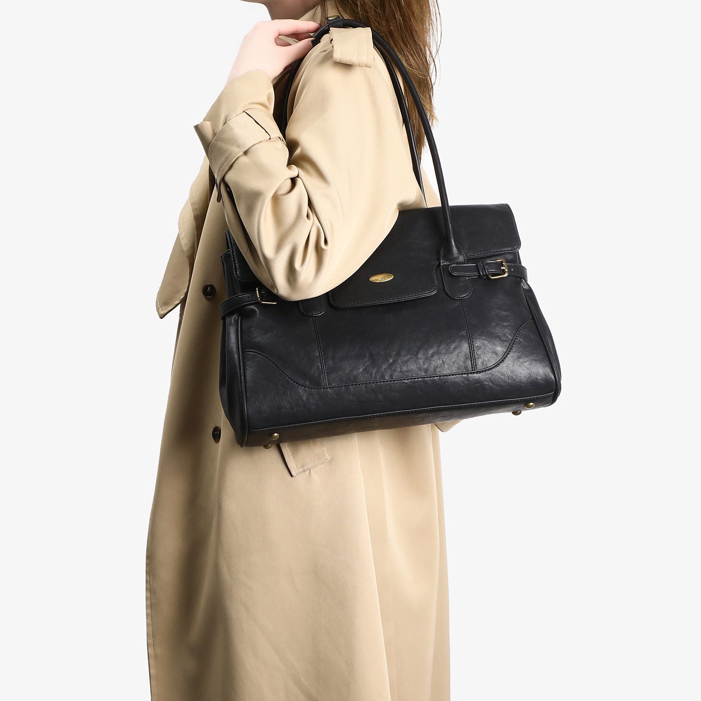 Idle Style Fashion Loose Large Capacity Commuter Retro Women's Messenger Bag
