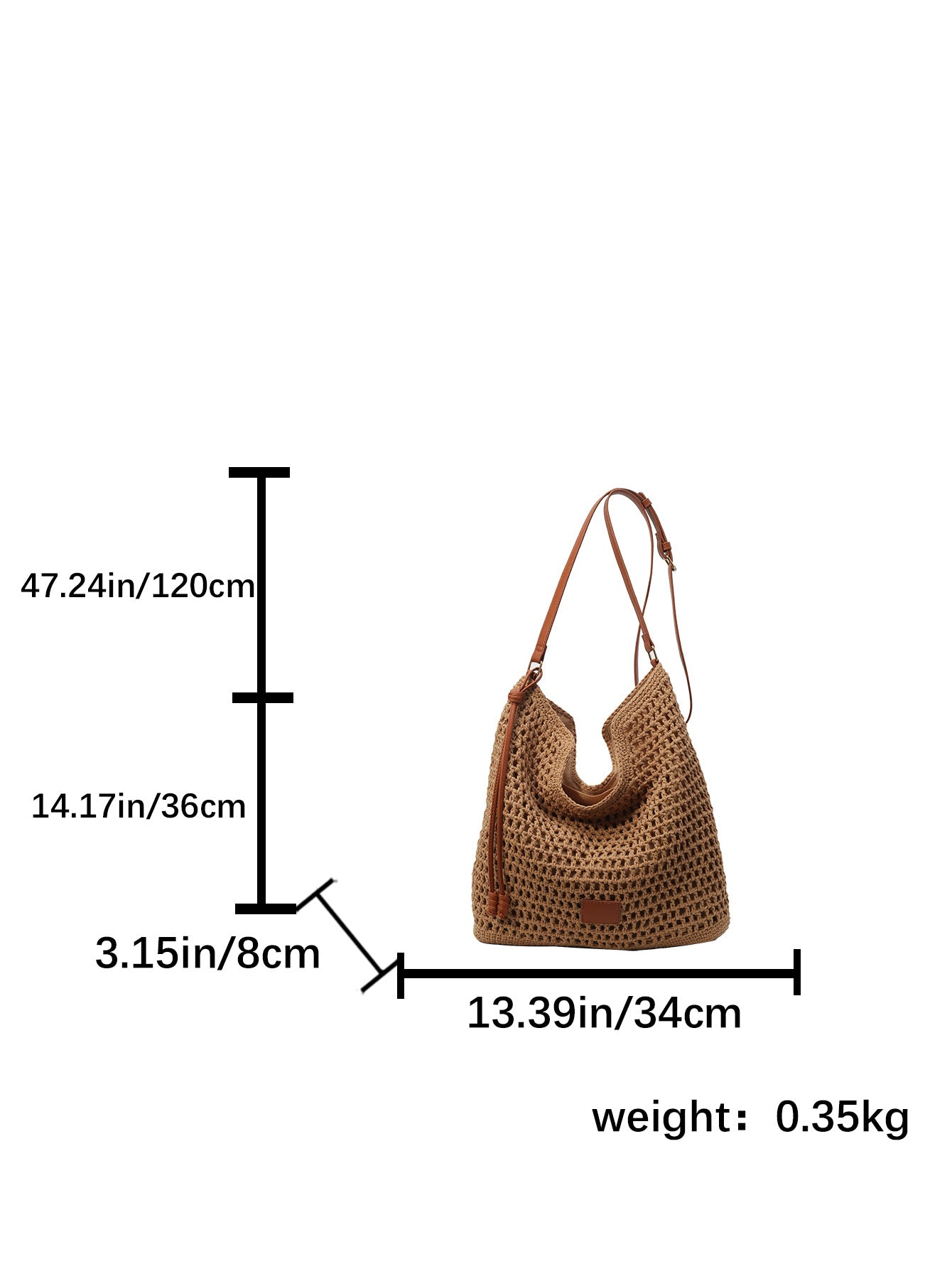 Women's Large Capacity Straw Mori Style Idle Holiday Fashion Men's Shoulder Bags