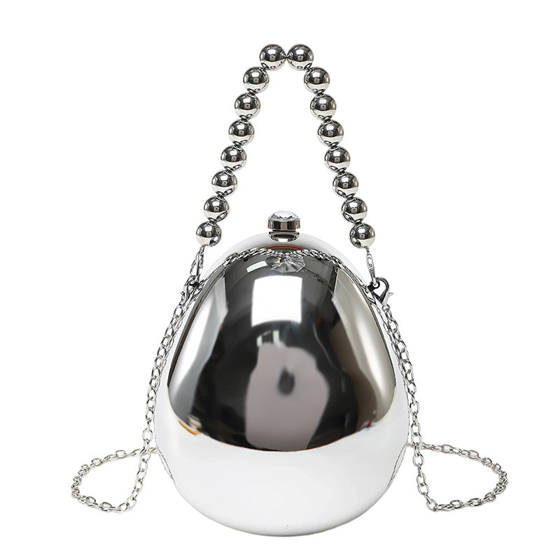 Temperament Pearl Wrist Goose Egg Wedding Dinner Bag