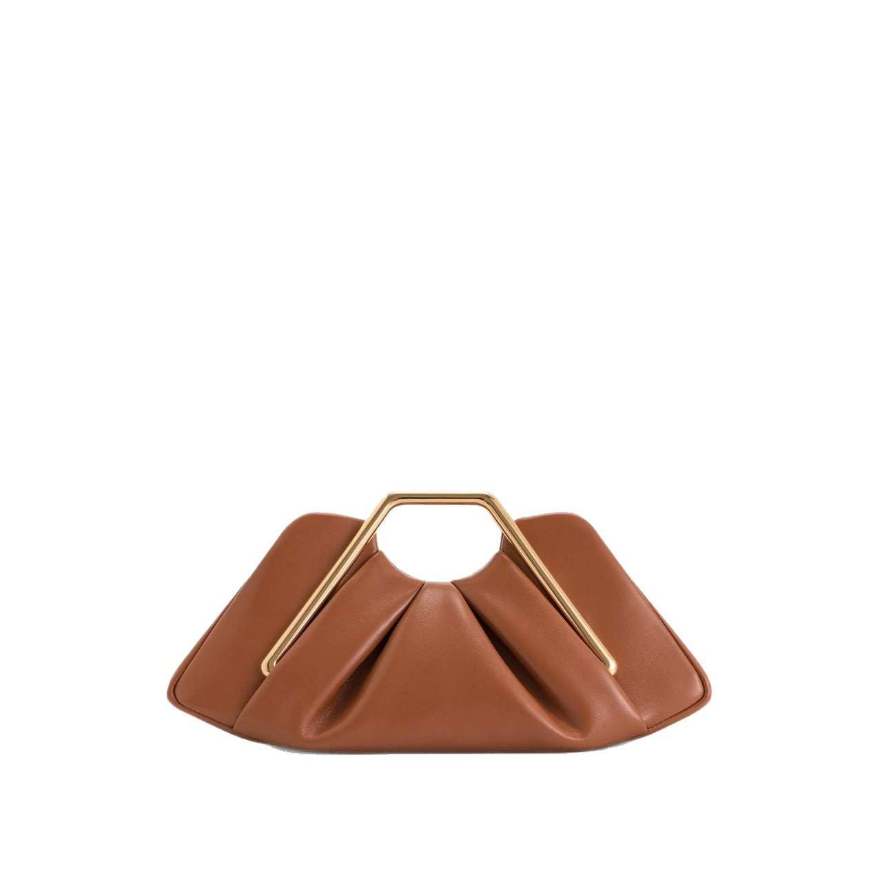 Women's Leather Niche Cloud Dinner Pleated Portable Women's Messenger Bag