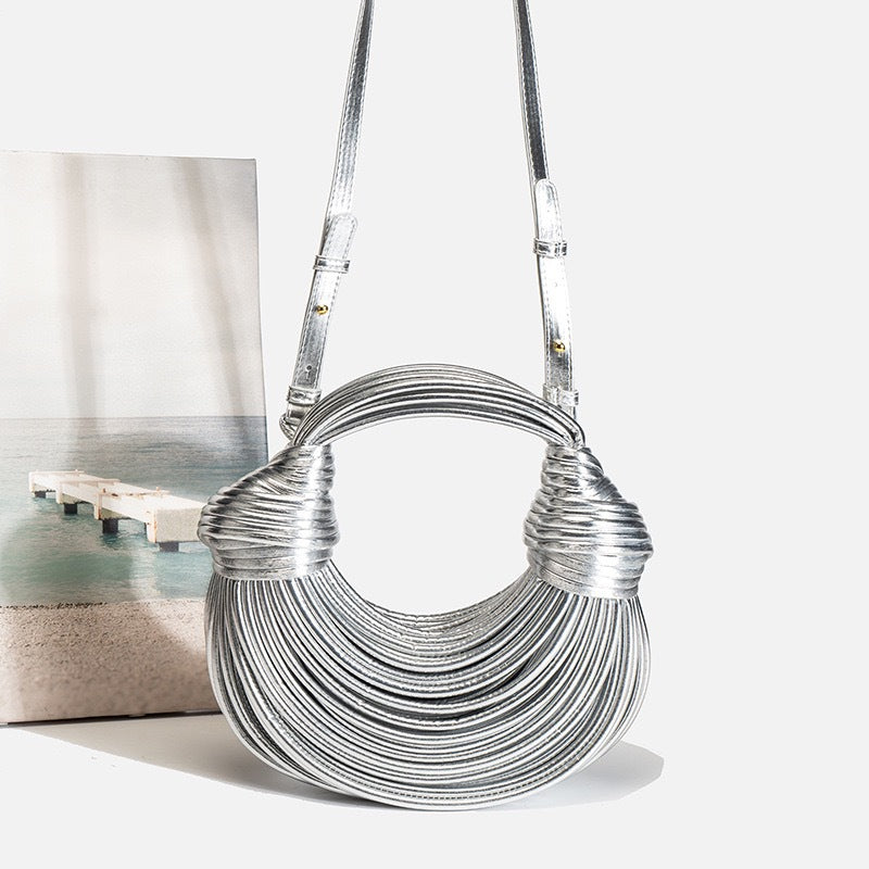 Women's Handmade Woven Special Creative Knotted Noodle Bags