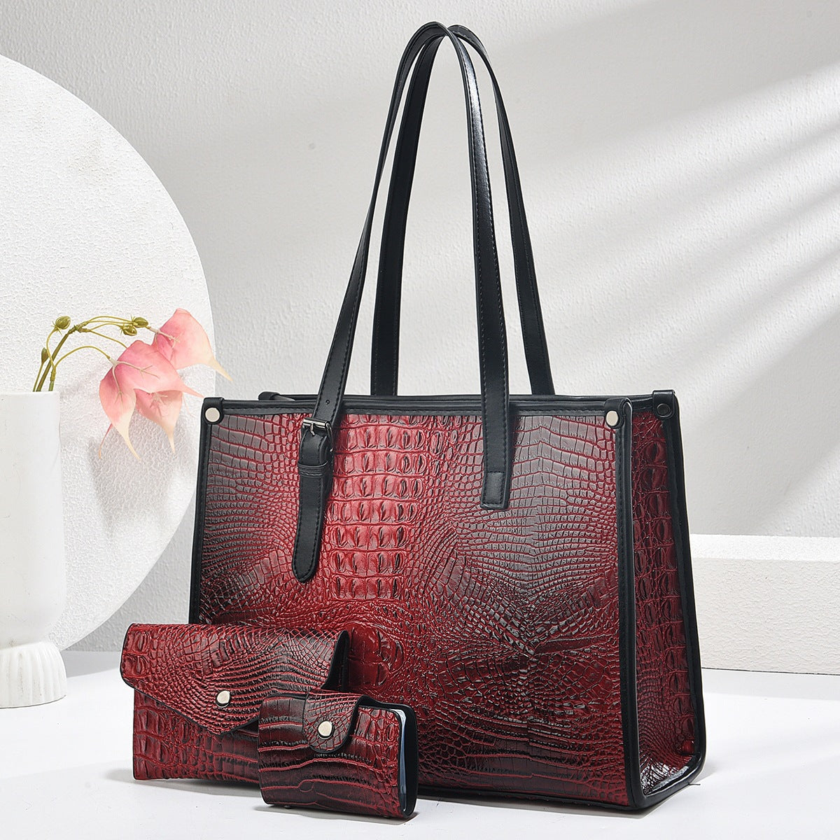 Women's Fashion Advanced Texture Chain Oblique Handbags