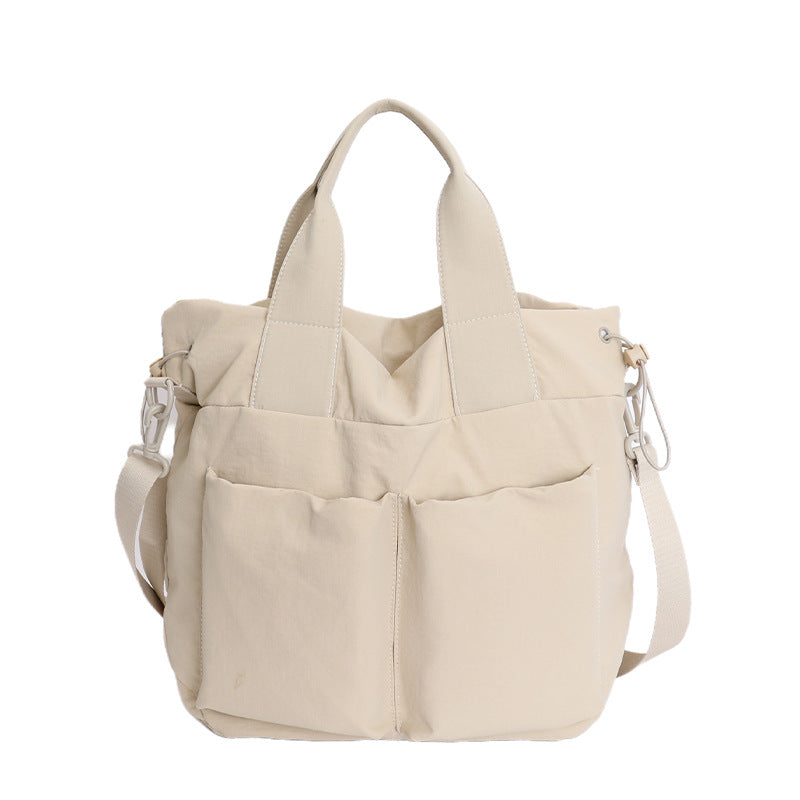 Female For Class Nylon Cloth Large Capacity Tote Bag