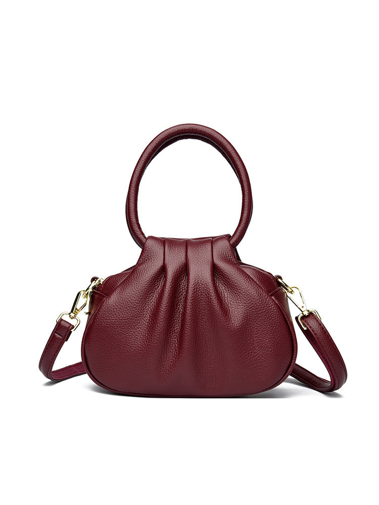 Glamorous Women's Mother Simple Soft Leather Women's Handbag