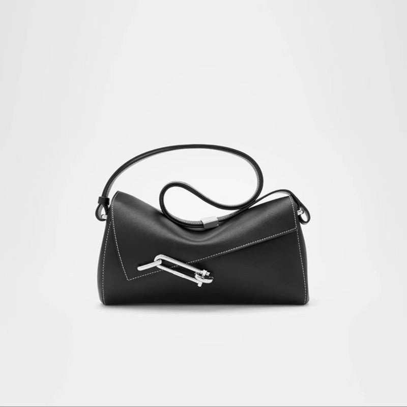 Box Genuine Leather Underarm Fashion Soft Women's Messenger Bag