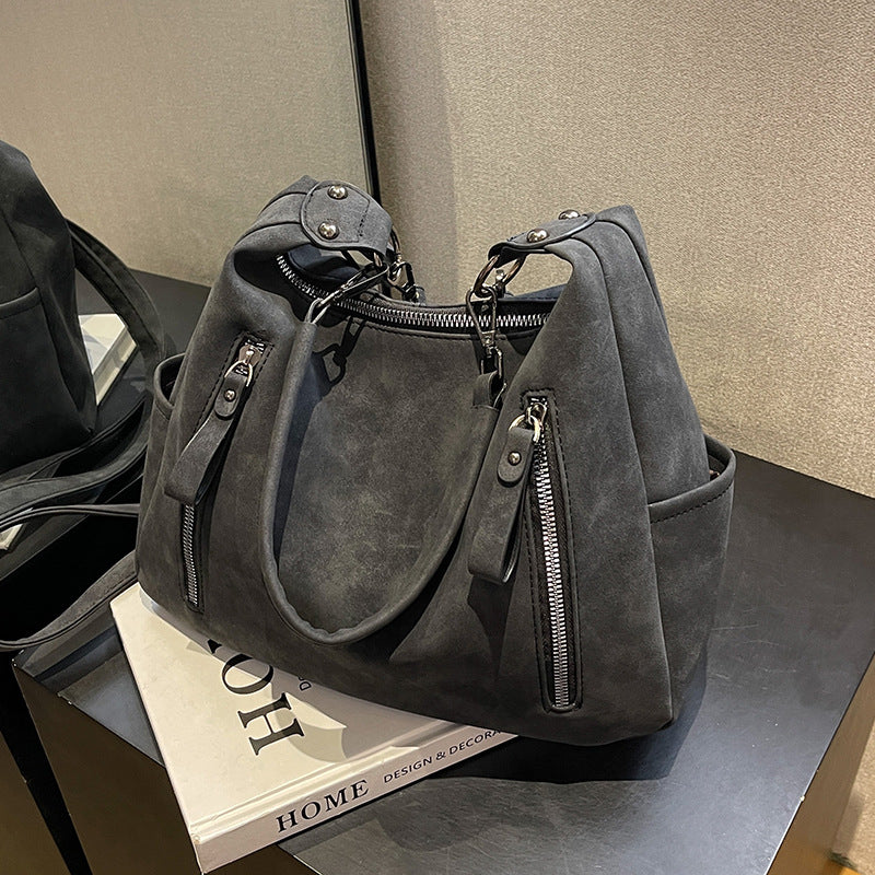 Women's Large Capacity Texture Niche Class College Women's Shoulder Bag