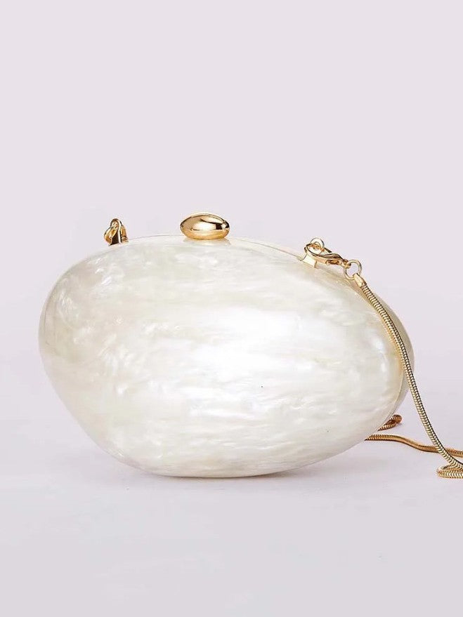 Charming Elegant Novelty Shell Clutch Solid Bags