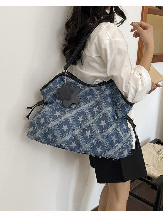 Women's High-grade Fabric Underarm Large Capacity Commuter Shoulder Bags