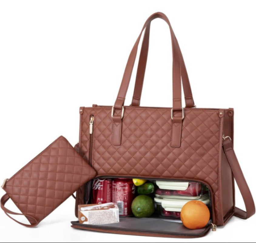 Women's Thermal Insulation Lunch Box Computer Women's Handbag