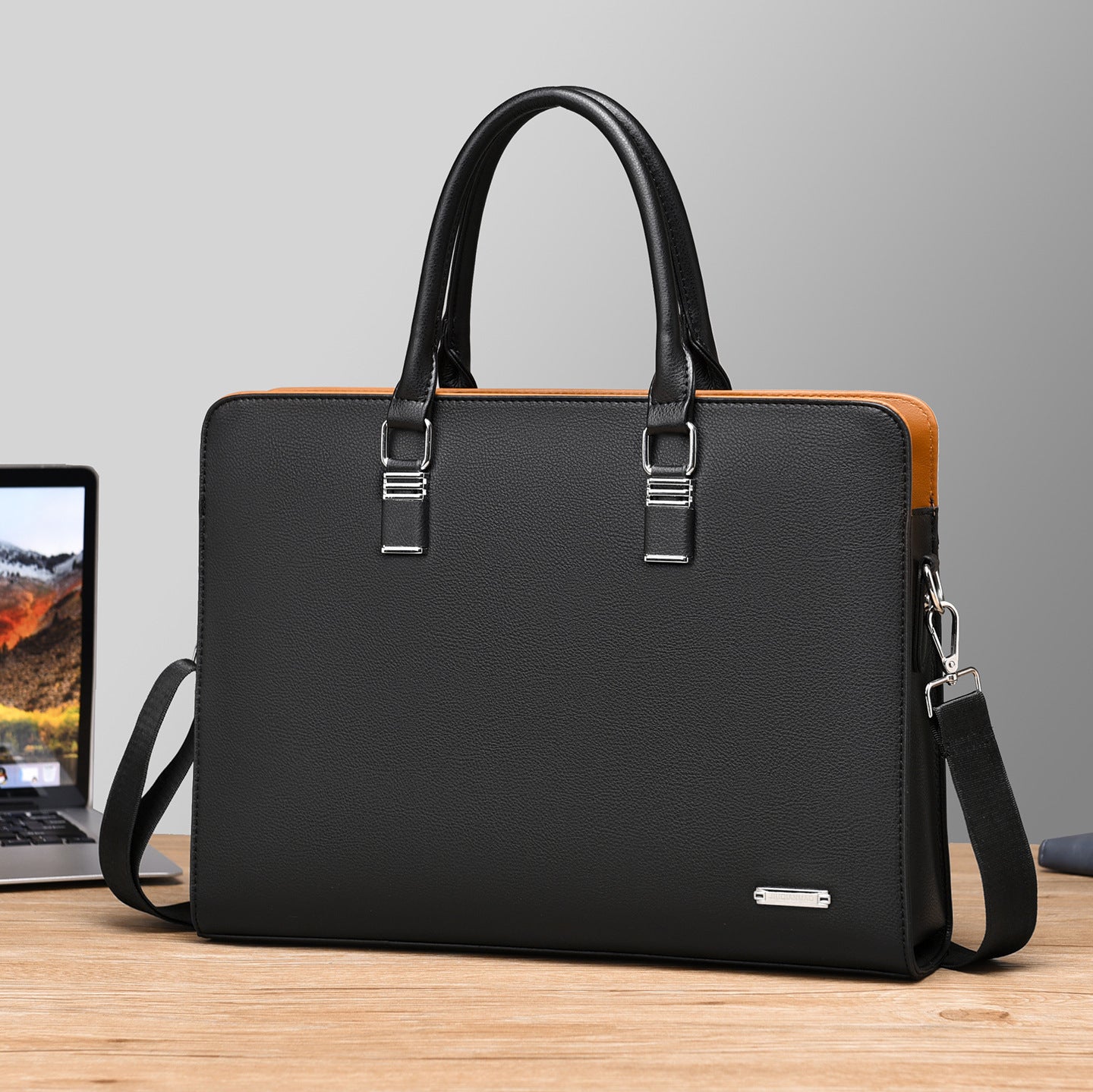 Men's Large Capacity Horizontal Business Trip Men's Briefcase