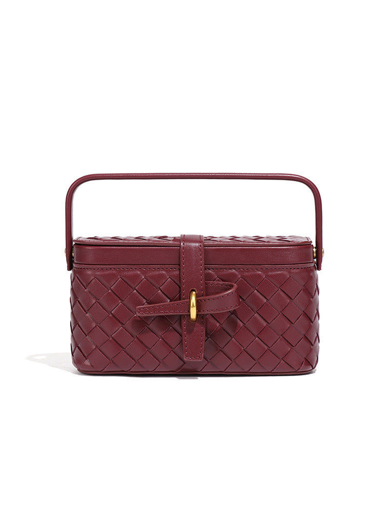 Portable Box Design Light Luxury Handmade Women's Clutch
