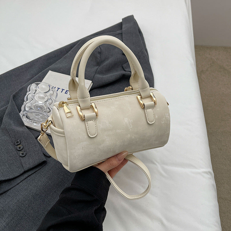 Women's Advanced Texture Minority Portable Boston Pillow Women's Handbag