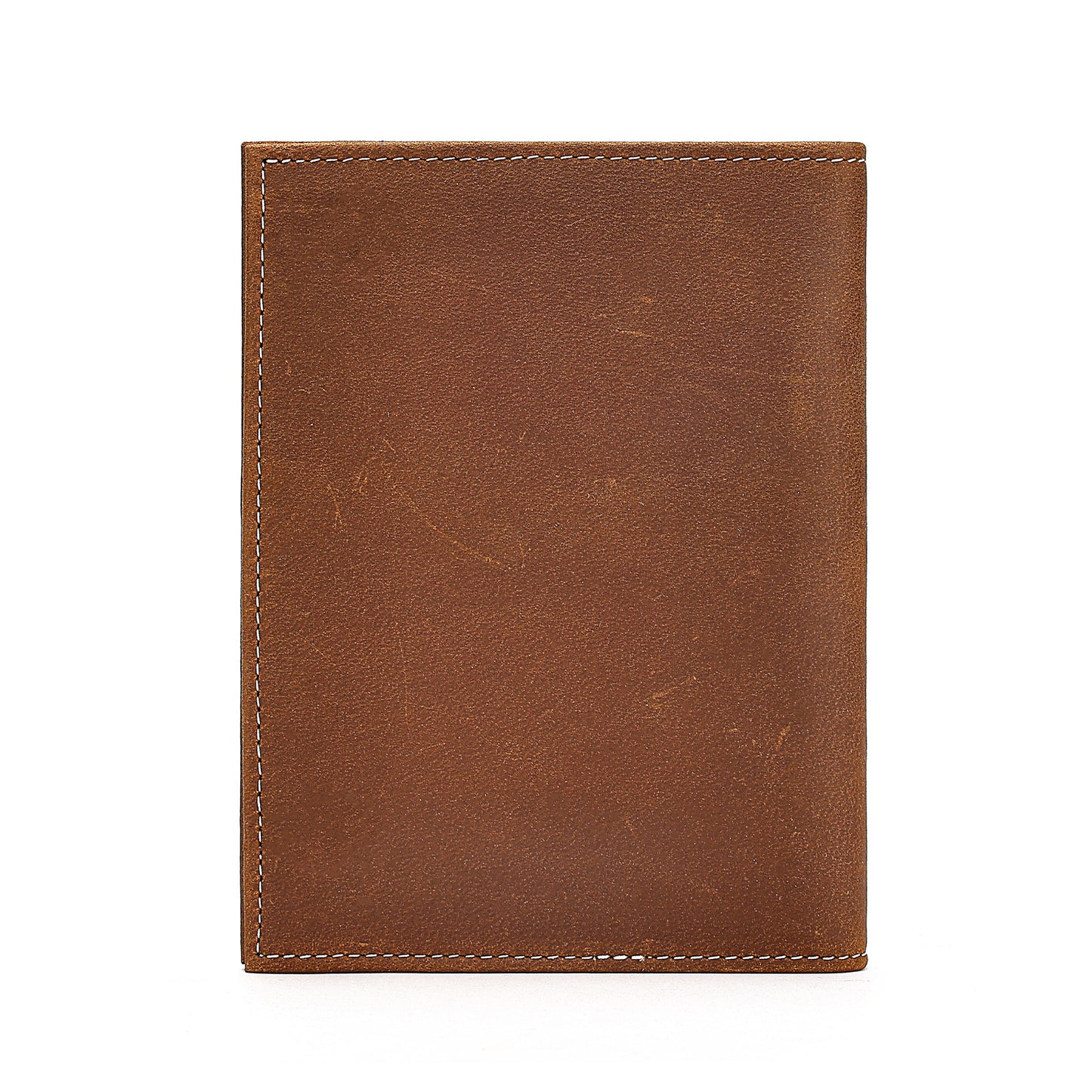 Men's First Layer Cowhide Simple Two-fold Integrated Men's Wallet
