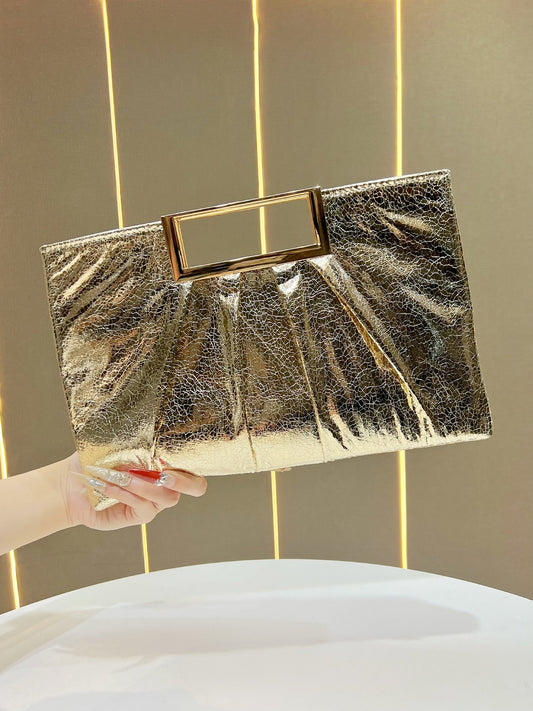 Sequined Large Capacity Clutch Vintage Chain Dinner Bag