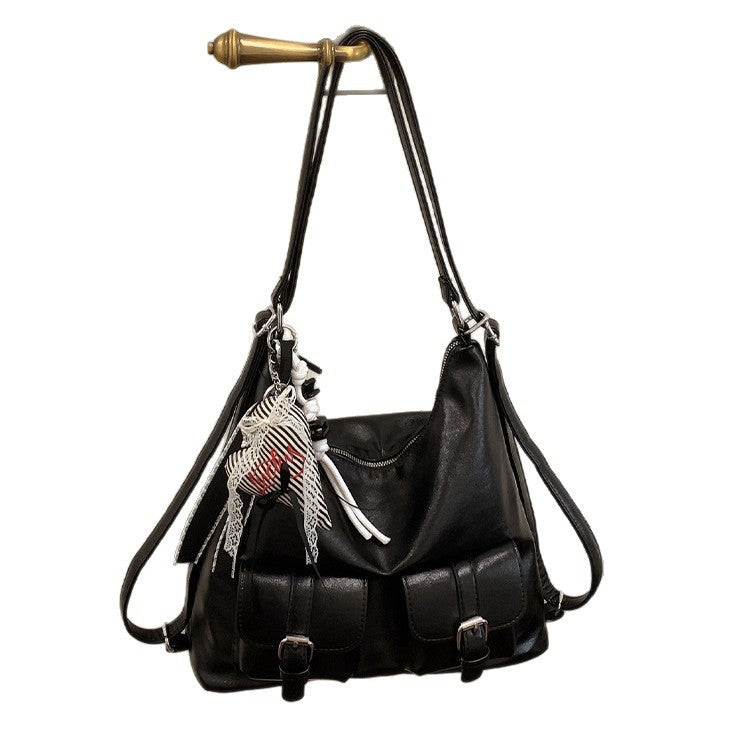Women's Loose Large Capacity Retro Commuter Fashionable Backpacks
