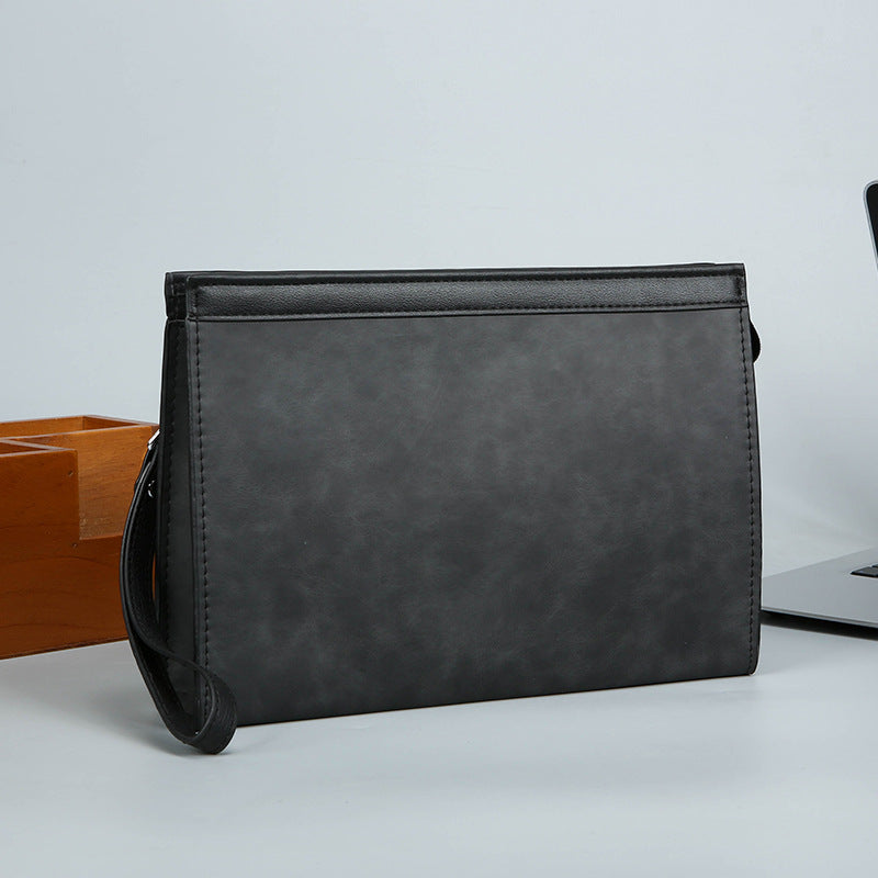Men's Fashion Plaid Business File Envelope Underarm Men's Clutch