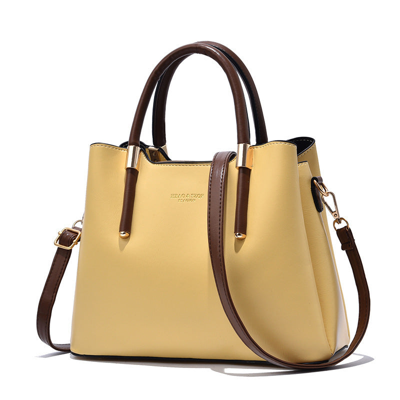 Women's Large Capacity Mom Elegant Leather Tote Bags