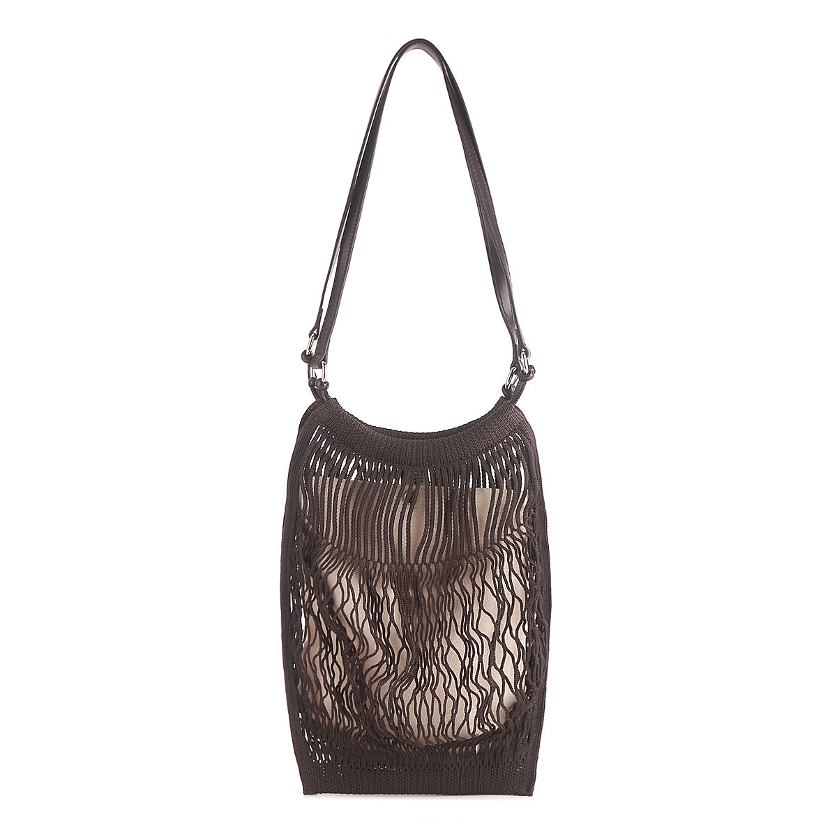 Net Strap Shopping Large Capacity Underarm Women's Shoulder Bag