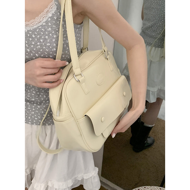 Women's Korean Style Underarm Fashion Preppy Large Tote Bag
