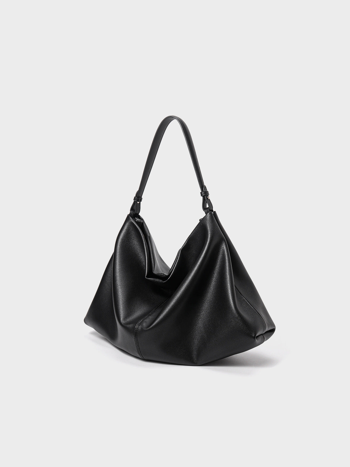 Women's Large Capacity Niche High-grade Genuine Underarm Women's Leather Bag