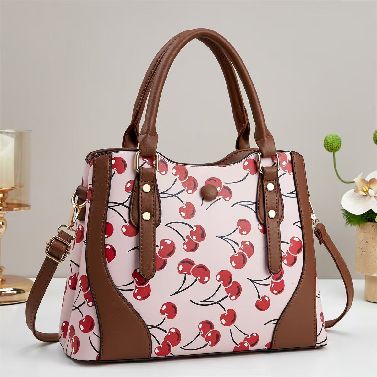 Classic Printing Contrast Color Retro Niche Out Bags