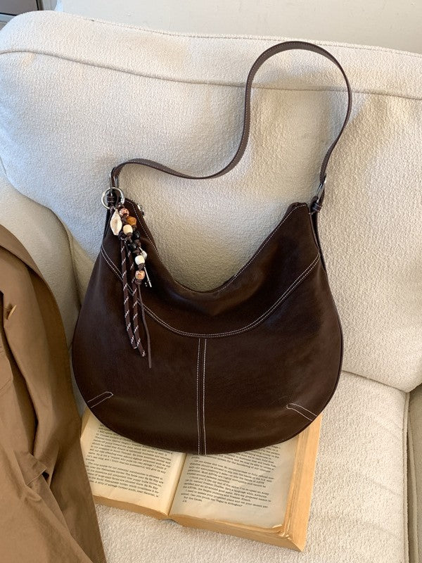 Women's Light Luxury Commuter Spring One Retro Shoulder Bags