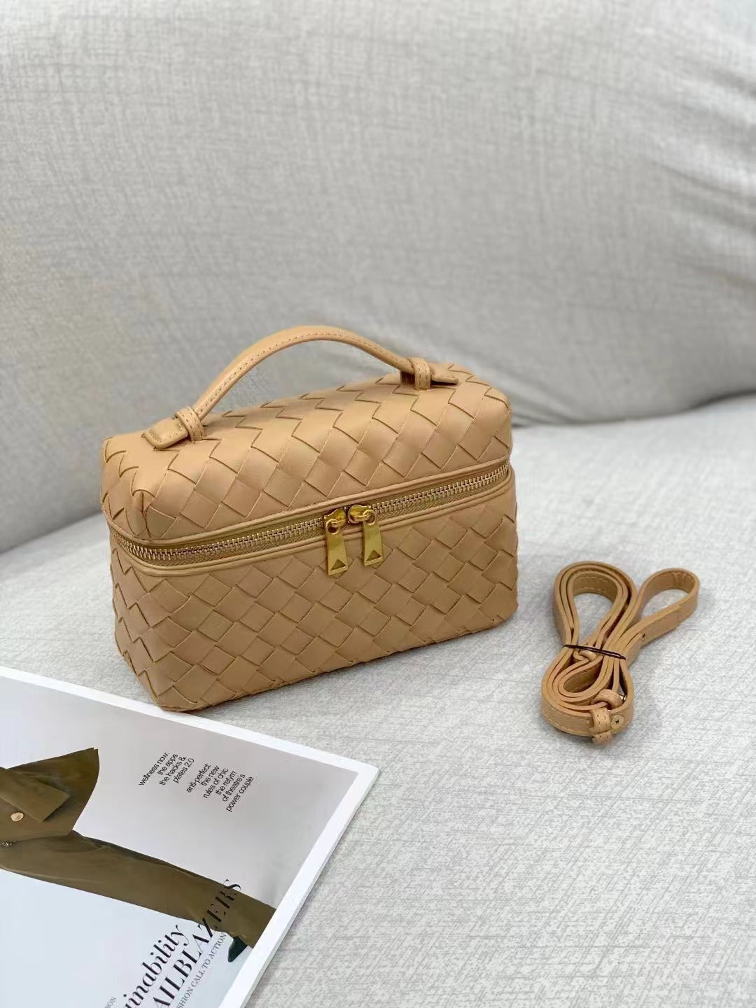 Women's Box Diamond Check Chain For Handbags